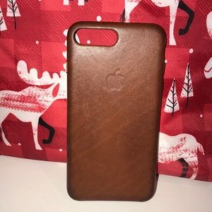 Leather iPhone 7-8 Plus case